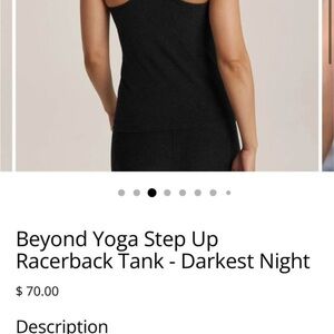 Pink Racerback Tank Top Size Medium. 
Originally $70. Worn once.